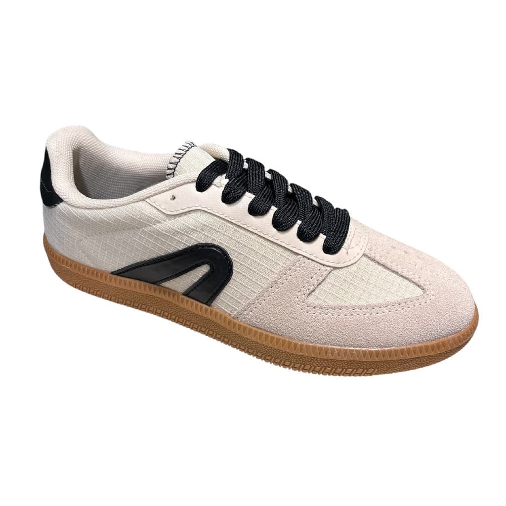 Tenis Rainha Vl 2500 Vintage Bege/preto Rainha