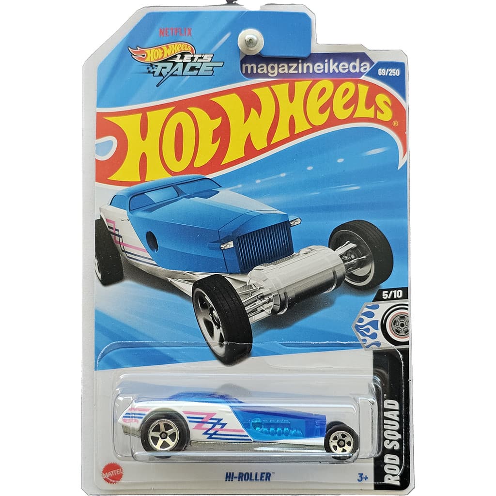 Carro Hot Wheels HI-ROLLER HYX14 Azul ROD SQUAD