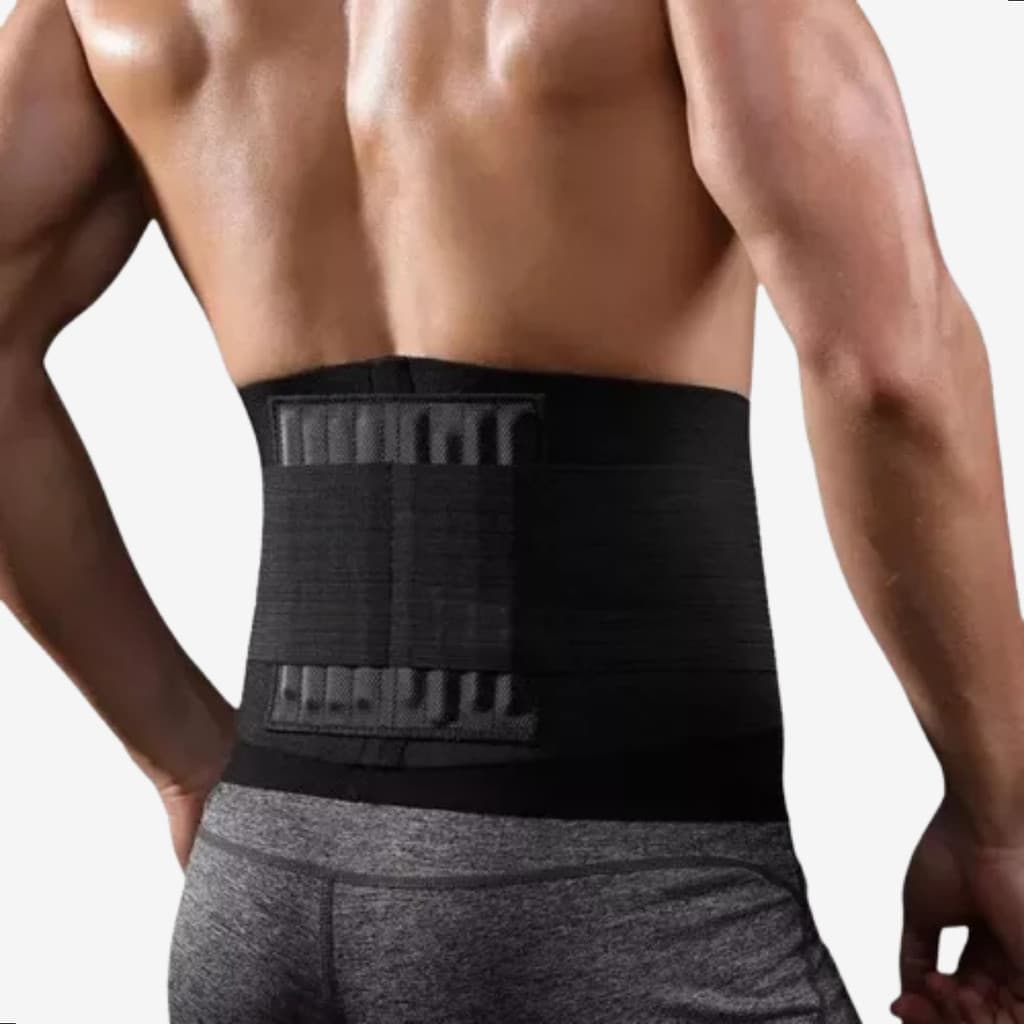 Cinta Lombar Epi Postura Protetor Faixa Ergonomica Para Corretor Coluna C/ Hastes Flexíveis Dor
