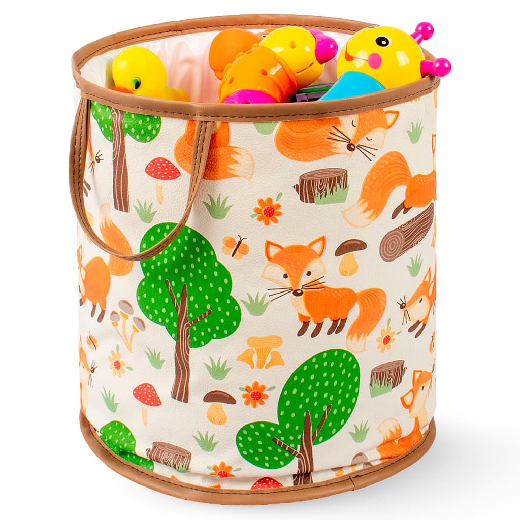 Cesto Organizador Dobrável Infantil Brinquedos Roupa Suja P