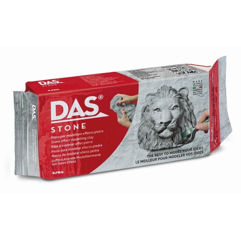 Massa de Modelar Cerâmica Fria DAS stone  Escultura 1kg clay