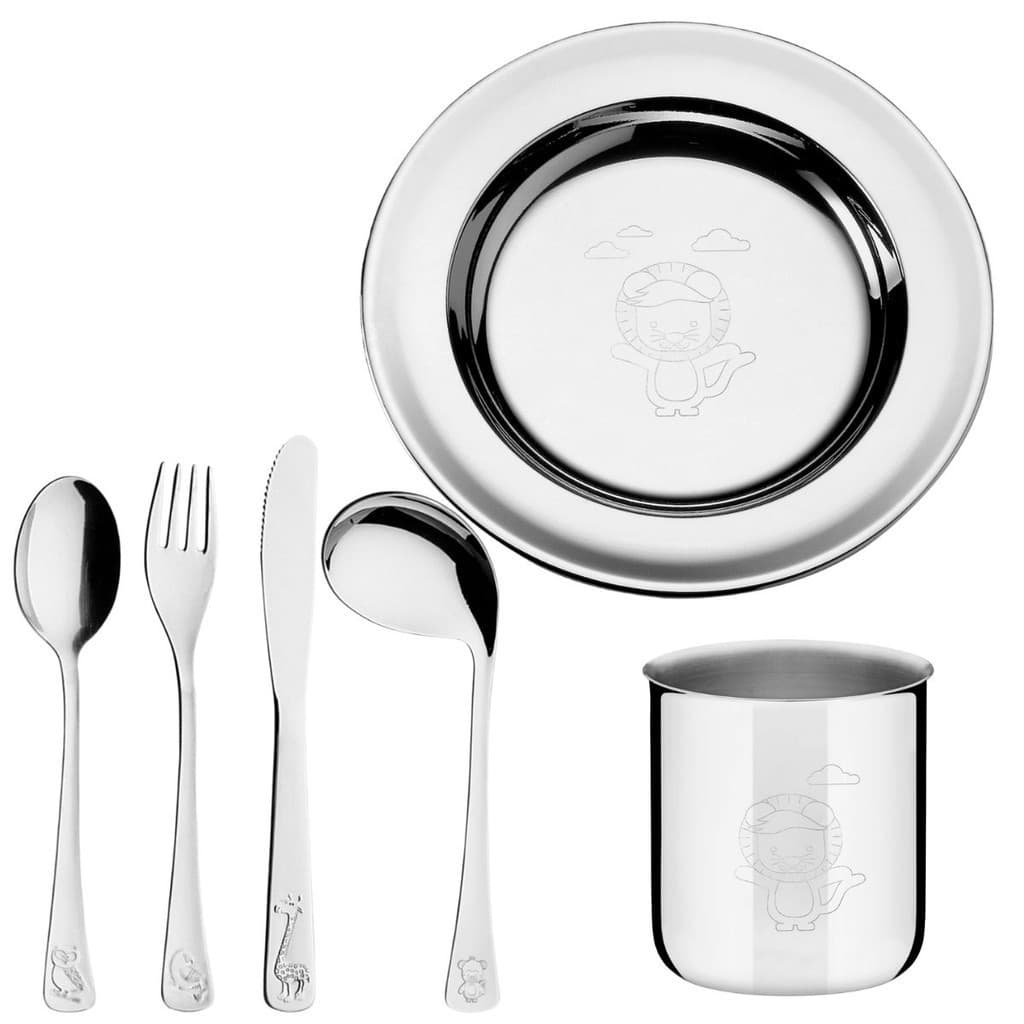 Kit Refeição Infantil Aço Tramontina Transição Alimentar
