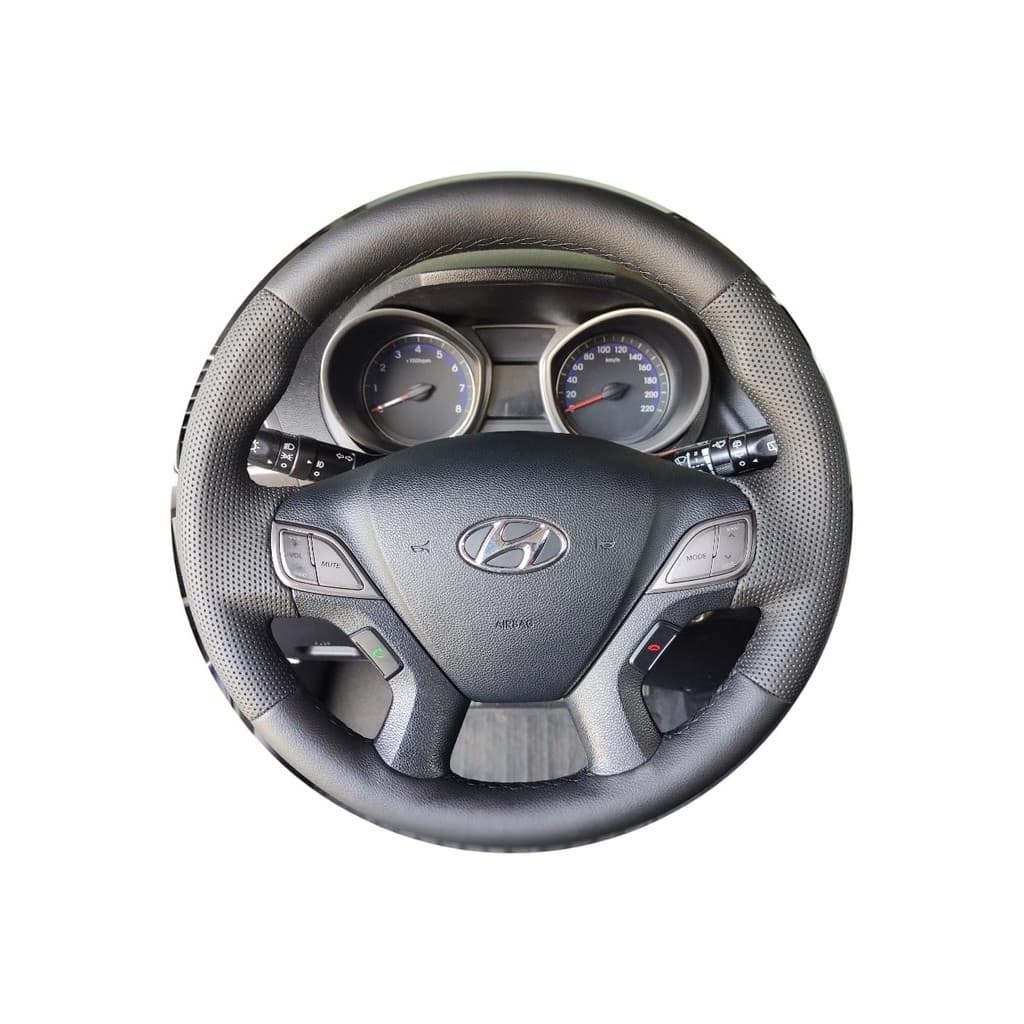 Capa de Volante Costurada Premium Hb20 até 2019