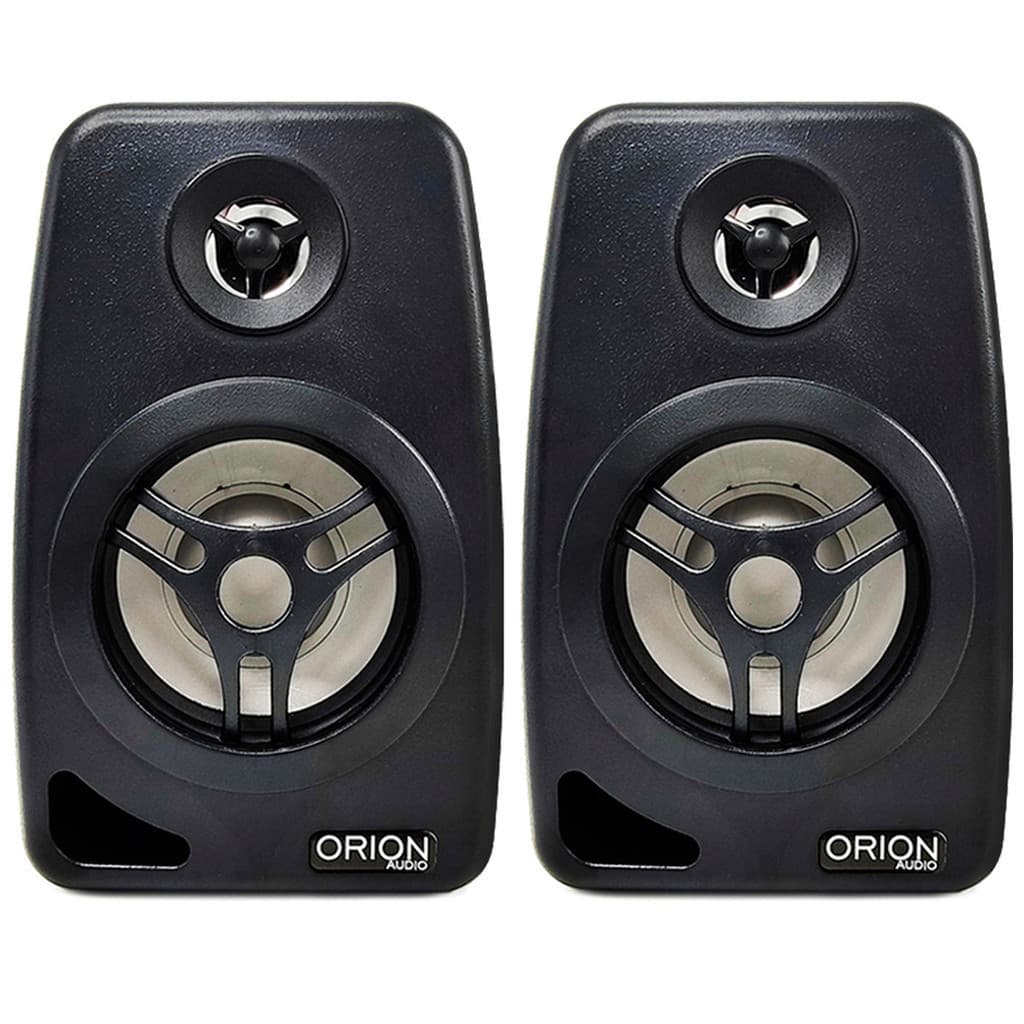 Kit 2 Caixa De Som Acustica Alto Falante Audio Potente Orion Parede Teto Com Suportes