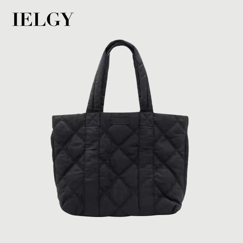 IELGY Fashion Trend Down Bolsa De Compras De Grande Capacidade