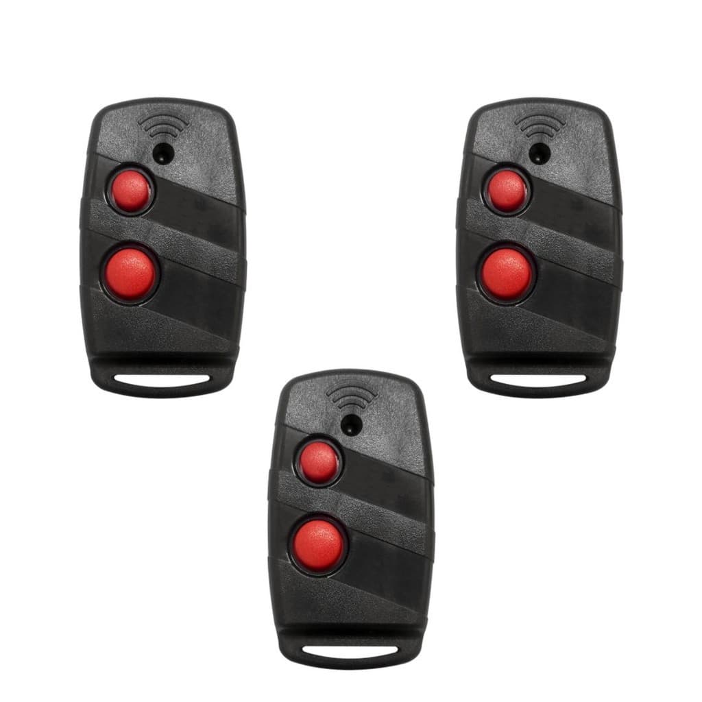 3 Controle Remoto Para Portão Eletrônico 433 Mhz Longo Alcance Code Learning IDEAL