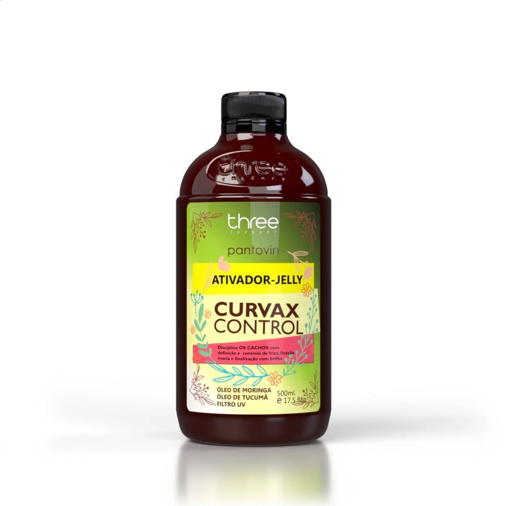 Ativador de Cachos Jelly Pantovin Curvax Control Three Therapy 500ml