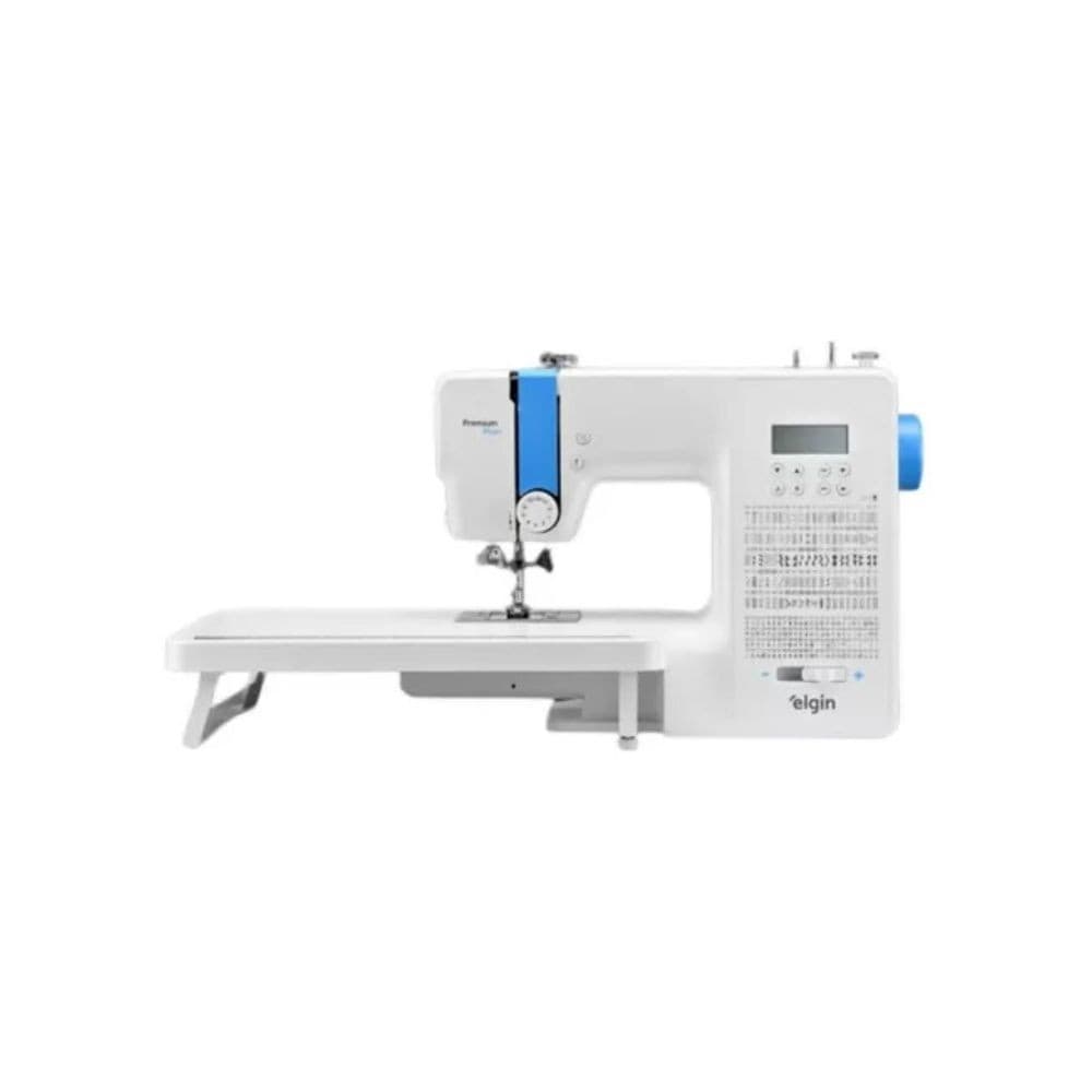 Maquina de costura Premium Plus + Elgin 200 pontos 110V