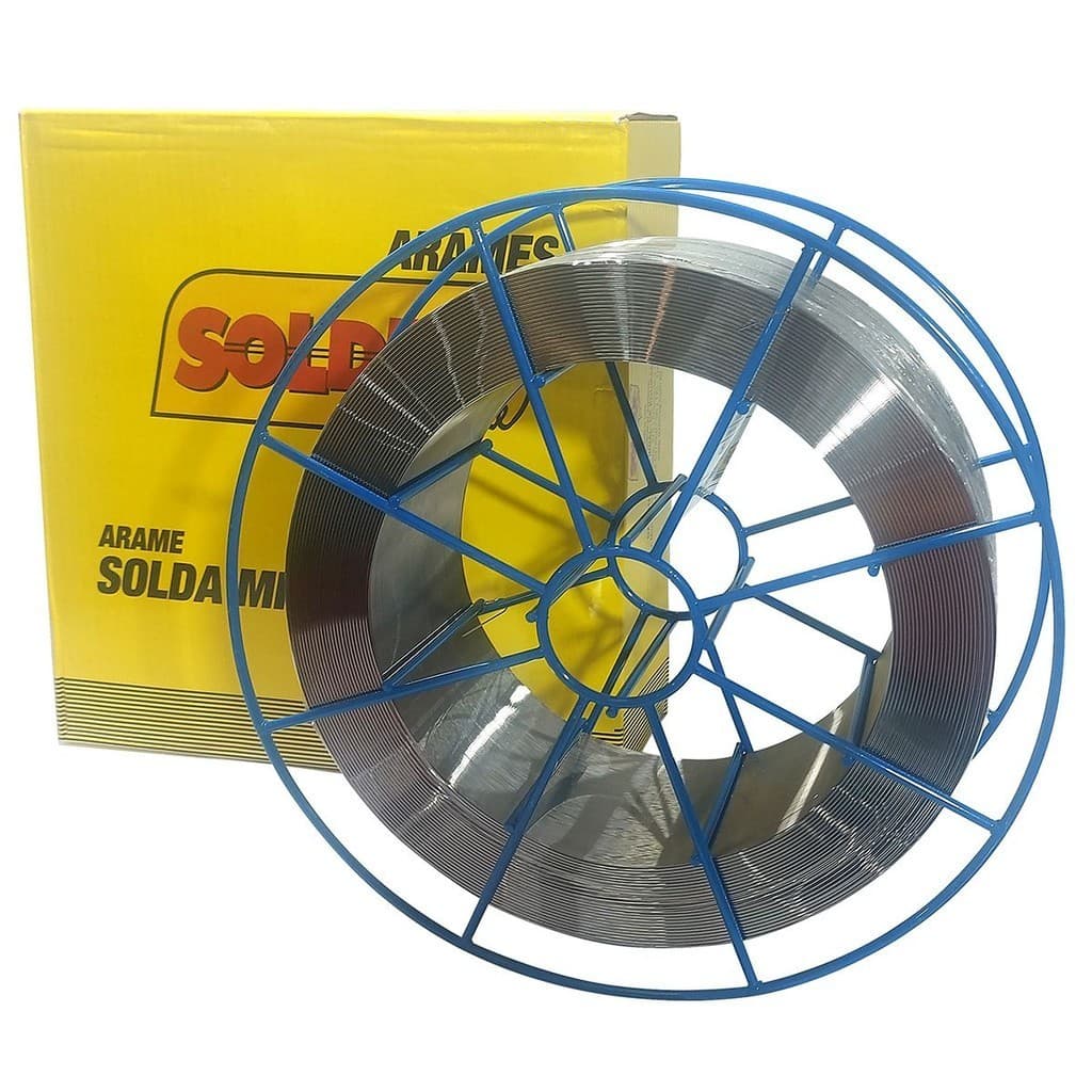 Arame de Solda MIG INOX ER 308LSi 0,90mm Rolo 15kg Soldex