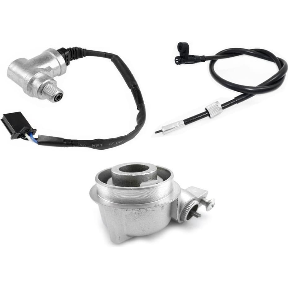Kit Sensor + Engrenagem + Cabo Velocímetro Cbx 250 Twister