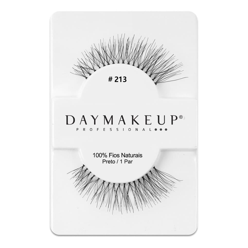 Cílios Postiços #213 Human Hair - Daymakeup 100% Fios Naturais