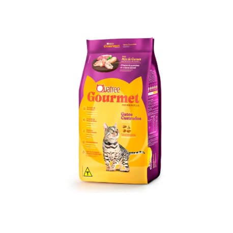 QUATREE GOURMET GATOS CASTRADOS MIX DE CARNES 10.1KG