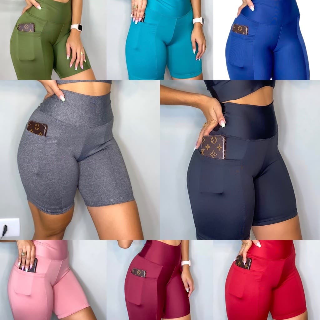 Bermuda C/bolso Fitness