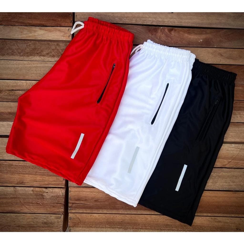 Combo 03 Shorts Bermudas Masculinas Básicas e Lisas - Ultra Leve e Confortável - Pronta Entrega