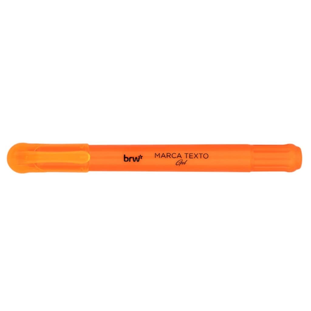 MARCA TEXTO GEL RETRATIL LARANJA IDEAL PARA GRIGAR VADE MECUM BIBLIA NÃO MANCHA - BRW