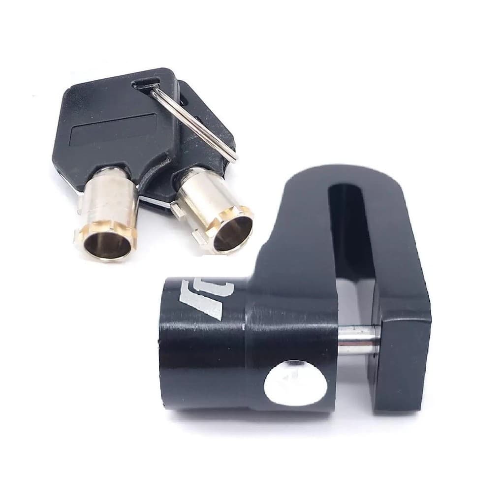 Trava De Disco Freio Preto Para Moto Antifurto Universal