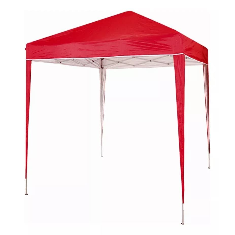 Gazebo Articulado 2x2 Aluminizado Tendas Wild Praia E Campo - Vermelho