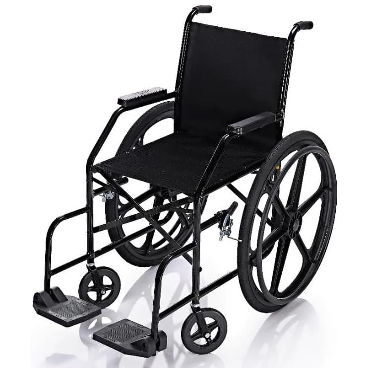 Cadeira De Rodas Simples Com Pneu maciço Prolife 100kg.