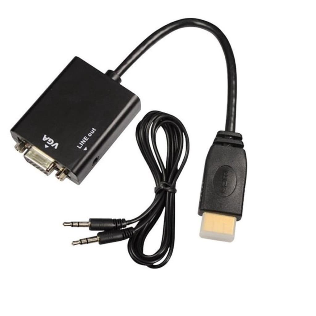 Adaptador de cabo conversor de vídeo HDMI para VGA
