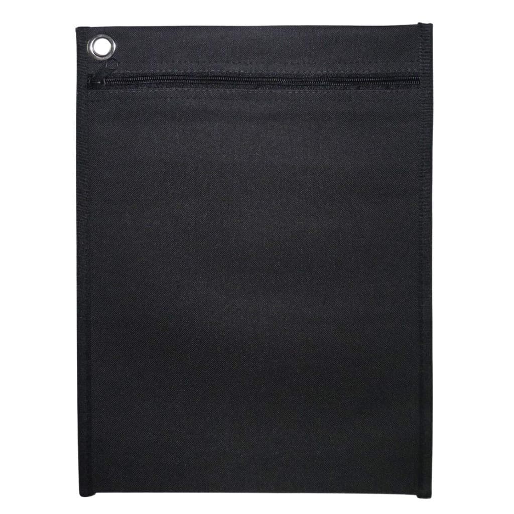 PASTA MALOTE NYLON COM ZIPER 25X35CM PRETA - REFLEX