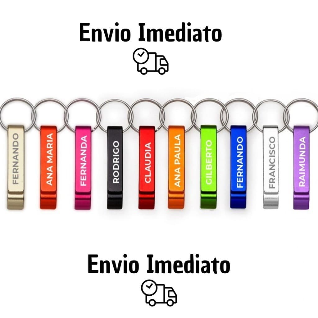 Chaveiro Abridor De Garrafa Com o Seu Nome, Frase - Brinde Promocional