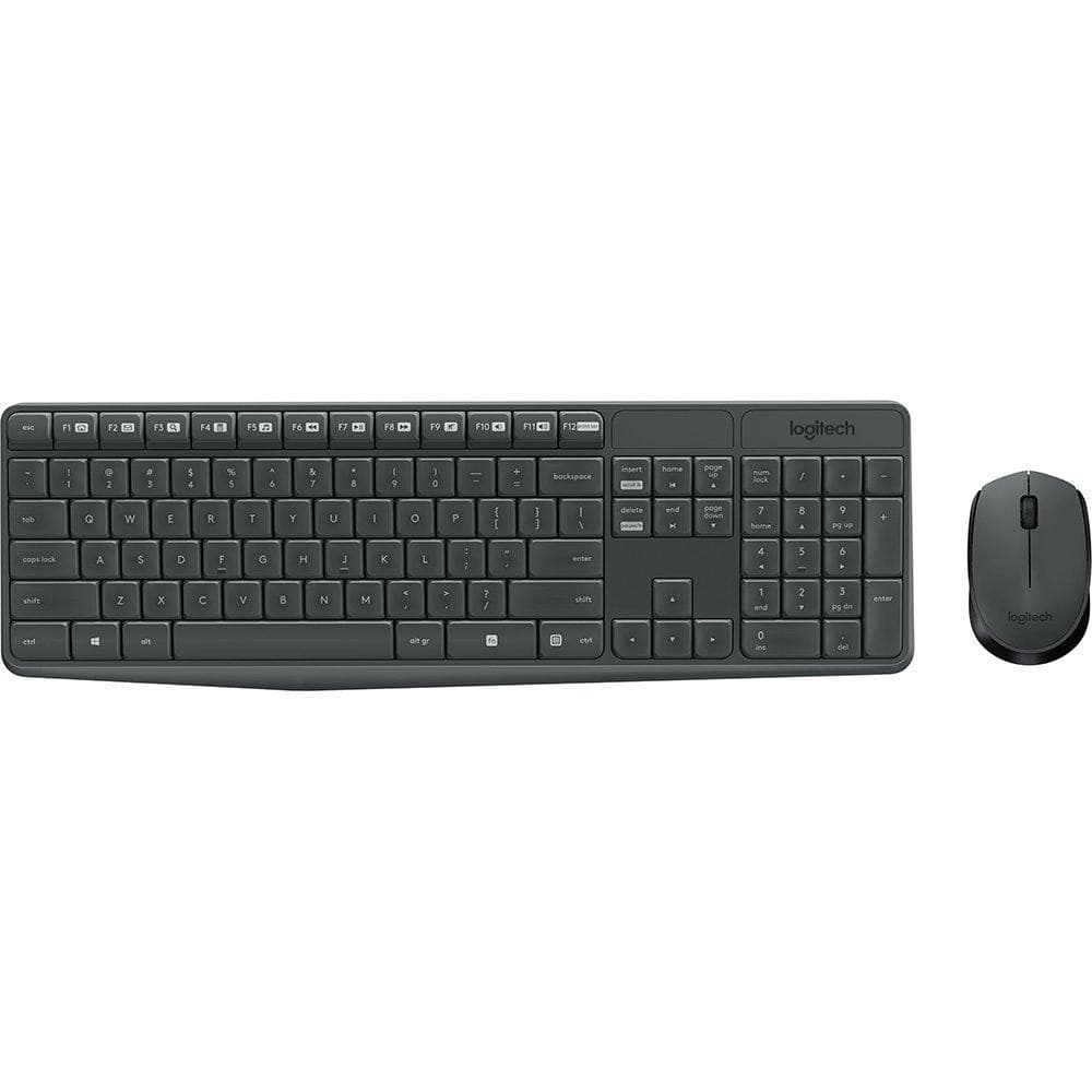 Combo Teclado e Mouse Logitech MK235 s/ Fio 920-007903