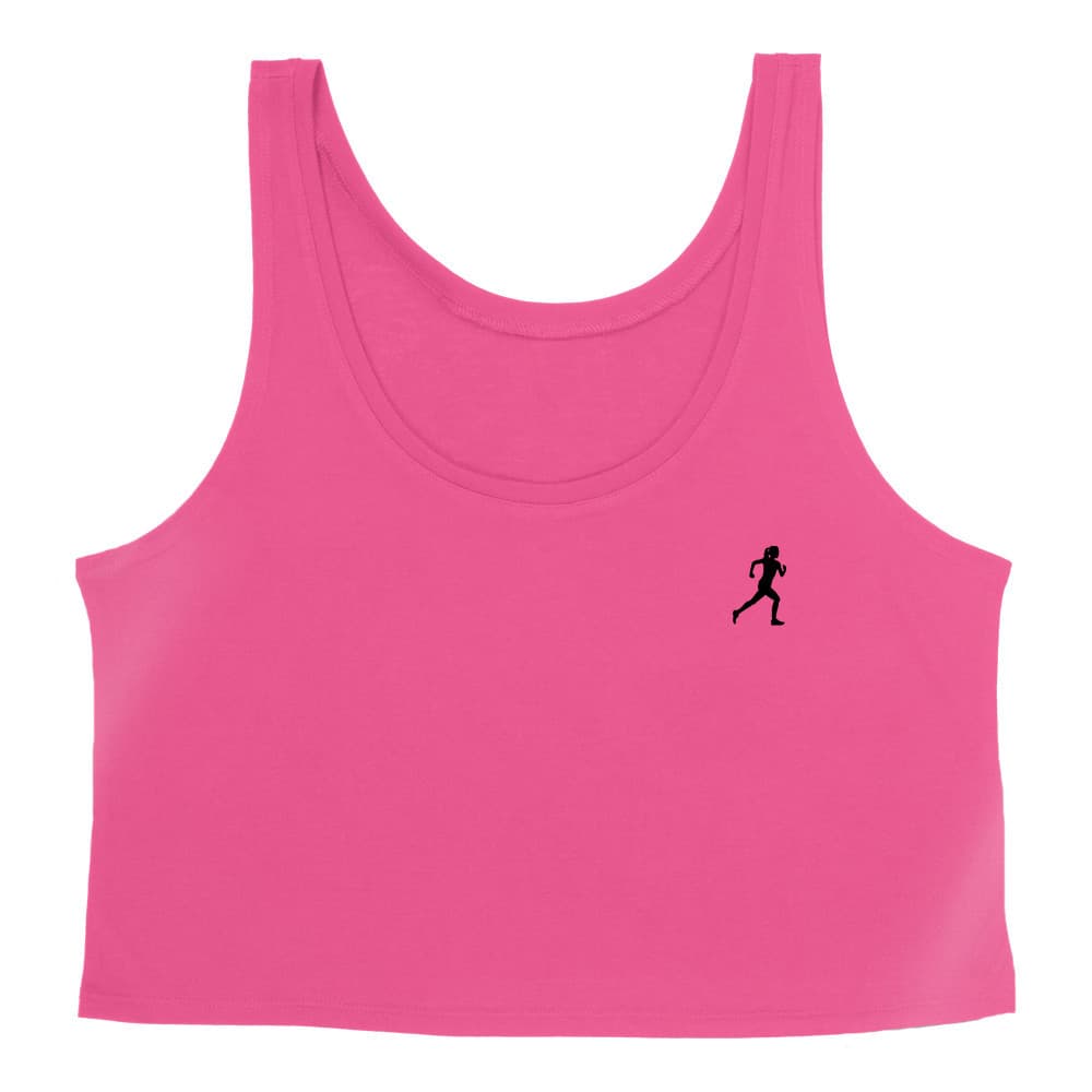 Cropped Feminino Regata Good Look Fitness Academia Estampada Mulher Correndo