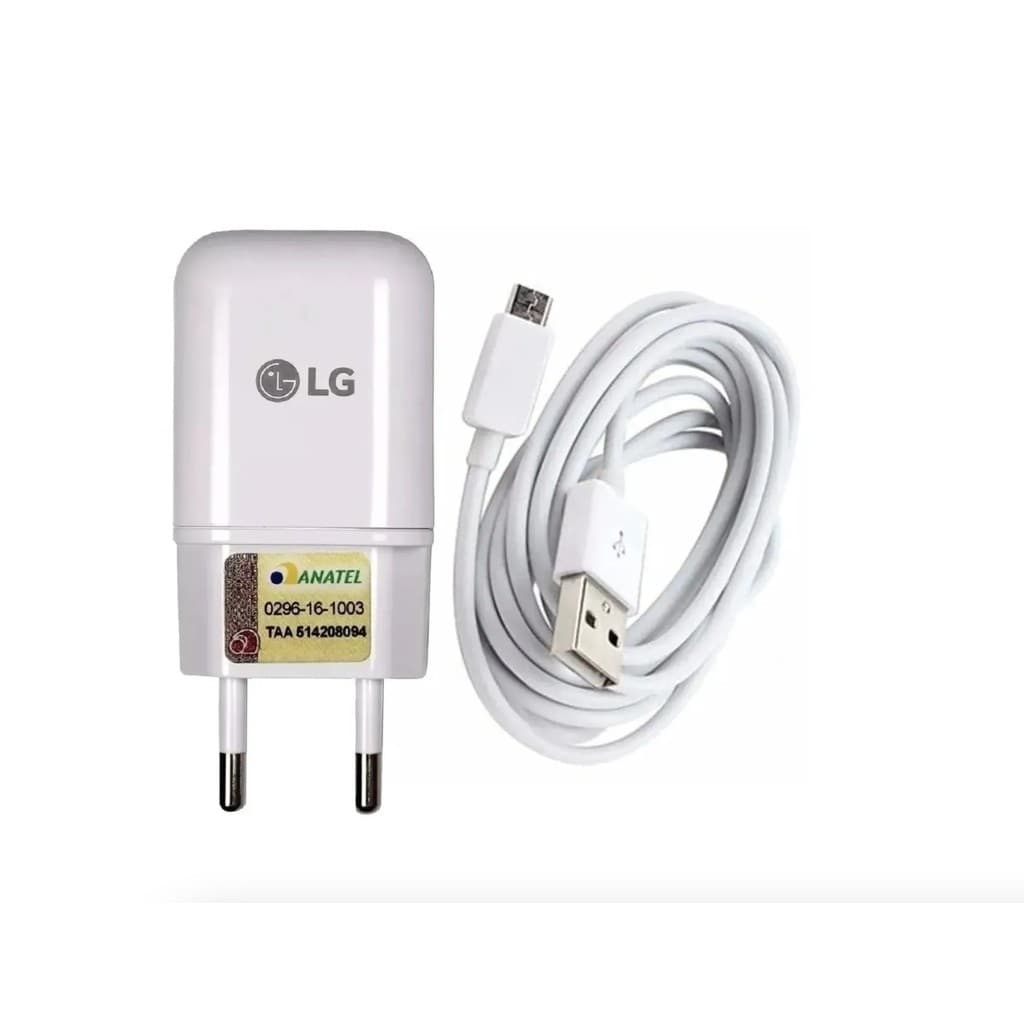 Carregador LG K4 K8 K10 K11 K12 + Turbo Power Turbo - V8