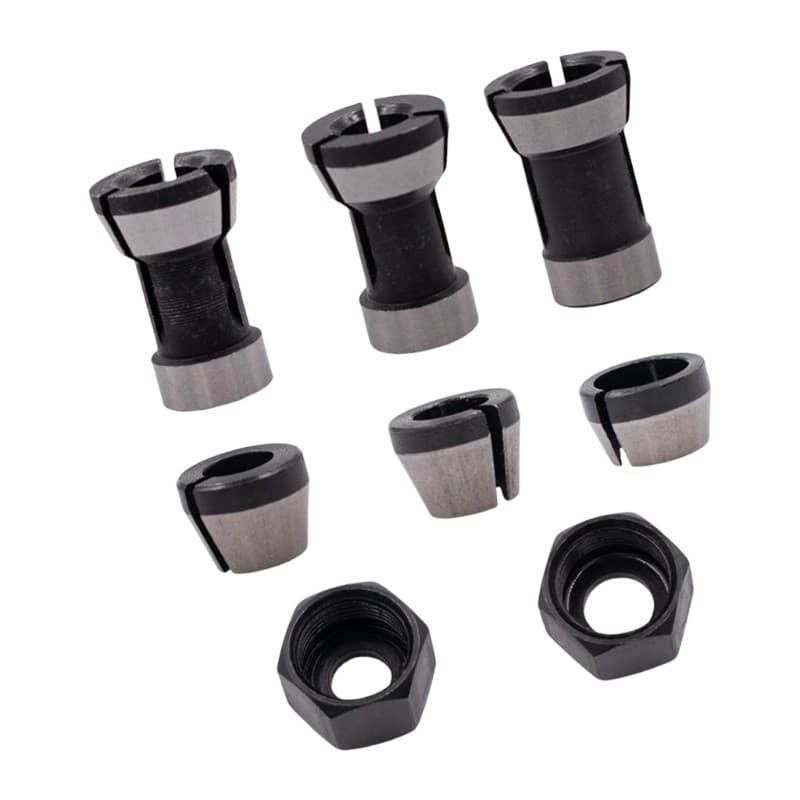 Collet Chuck Carbon Steel Routers Bit Collet Chuck 6/6.35/8mm For Trimming
