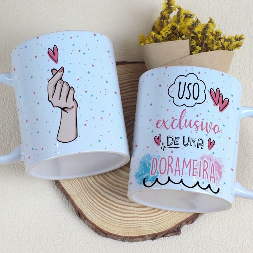 Caneca de Cerâmica Personalizada Dorama
