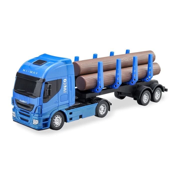 Caminhão Com Madeira Tora Brinquedo Iveco Tora Florestal Realista E Resistente