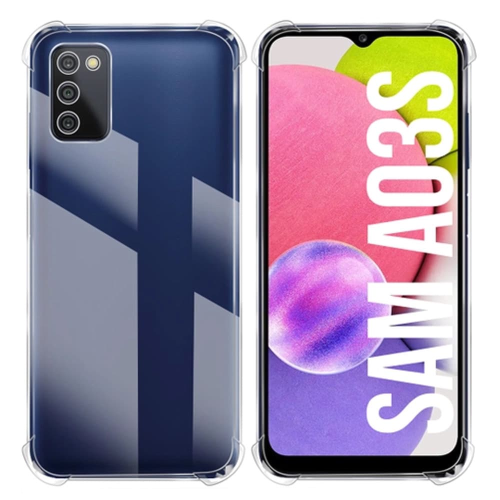 Capa Para Celular Samsung A03S TPU Anti Impacto Transparente
