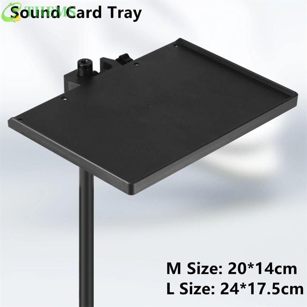 THEMS Sound Bandeja De Placa De Plástico De Alta Qualidade Para Microfones Ao Vivo Acessórios Celulares Suporte Tripé