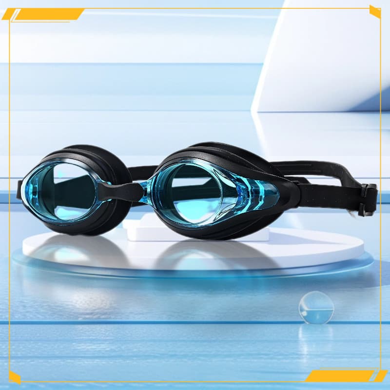 [Oferta Especial em Estoque] Óculos de Natação de Alta Definição para Adultos, Óculos de Natação com Lentes Planas Antie