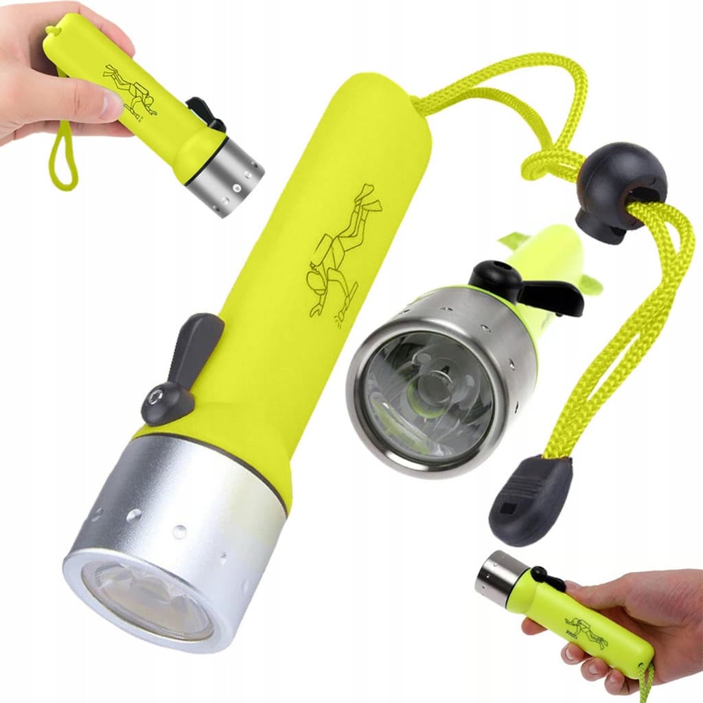 Lanterna De Mergulho Led 3w Á Prova D´água 25m Distância