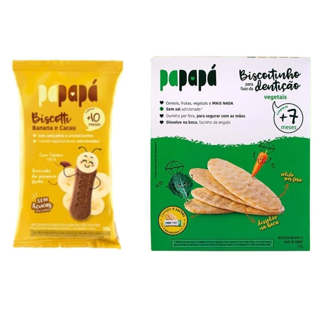 biscoito para fase de dentição de bebe e biscotti saudavel