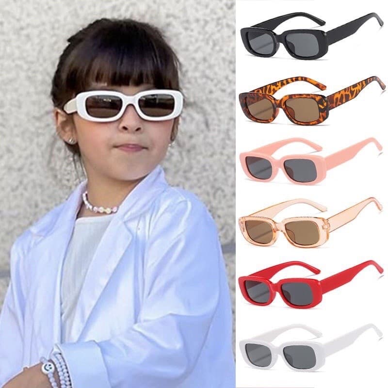 Óculos De Sol Infantil Quadrado Retro Fashion