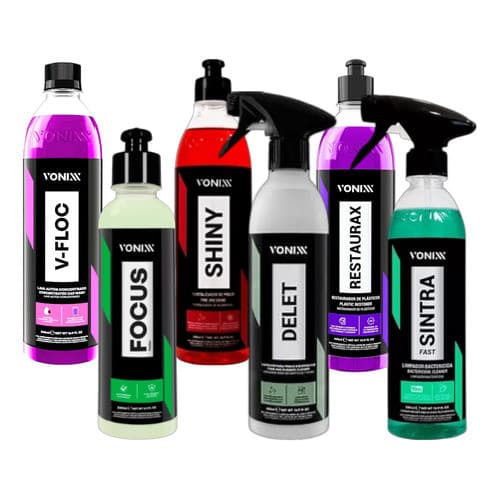Kit Completo De Lavagem Automotiva Profissional Vonixx