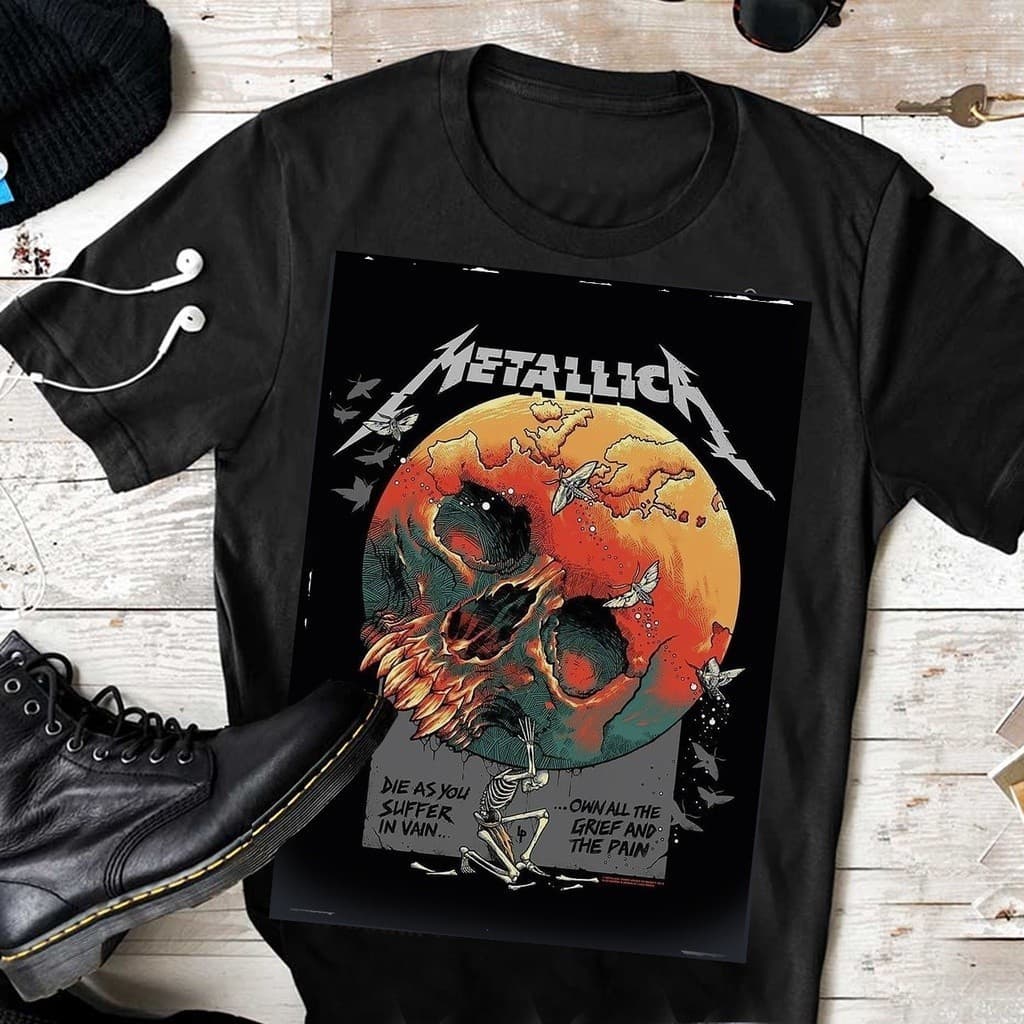 Camiseta Metalica Camisa Metalica Camisa top ! font