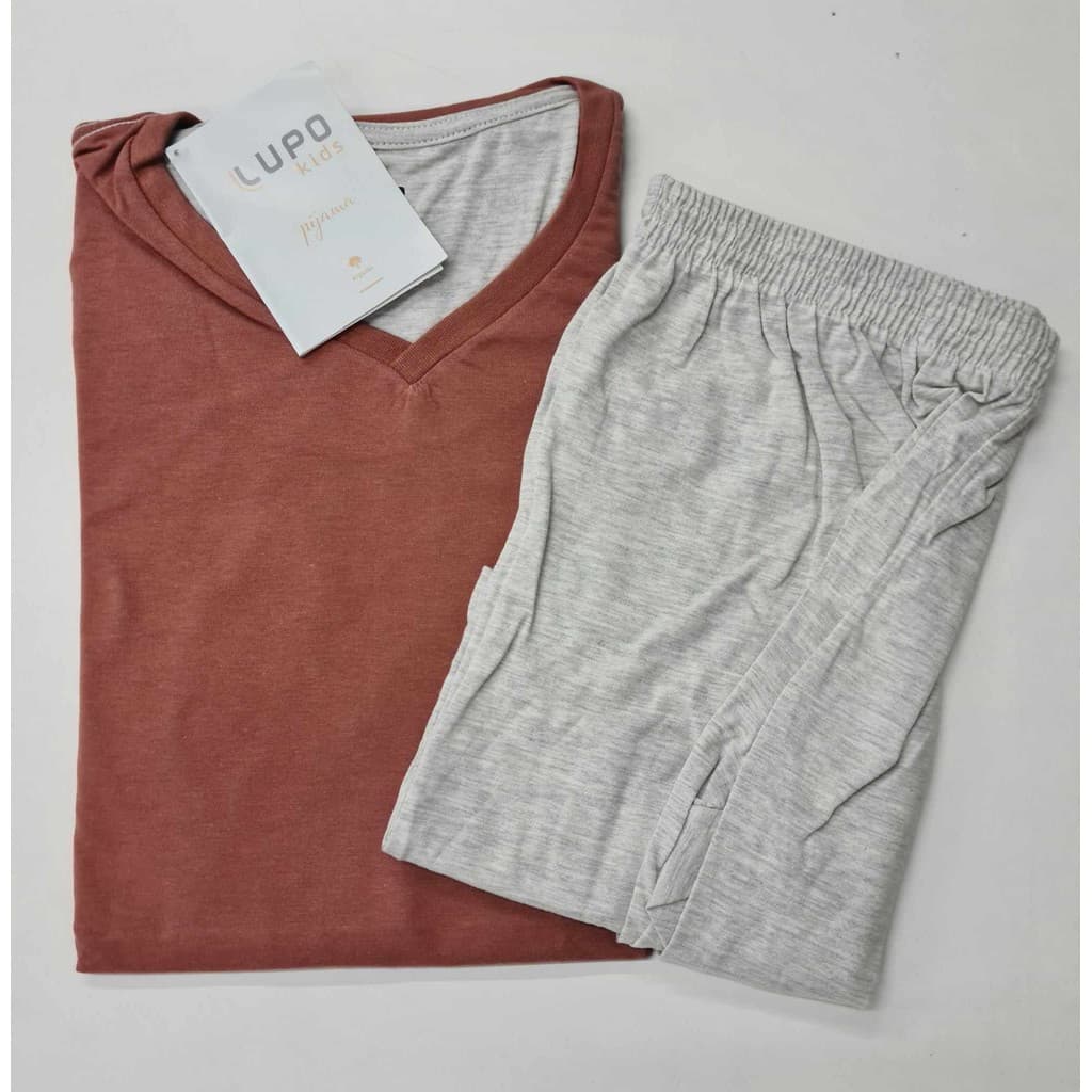 Pijama Curto com Shorts Juvenil Verão Algodão Lupo 20000