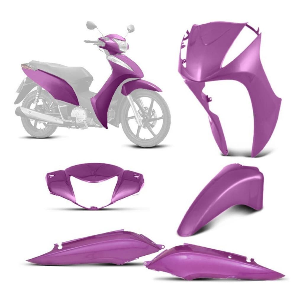 Kit Carenagem Roupa Moto Honda Biz 100 125 2011 2012 2013 2014 2015 2016 2017 KS ES ESD