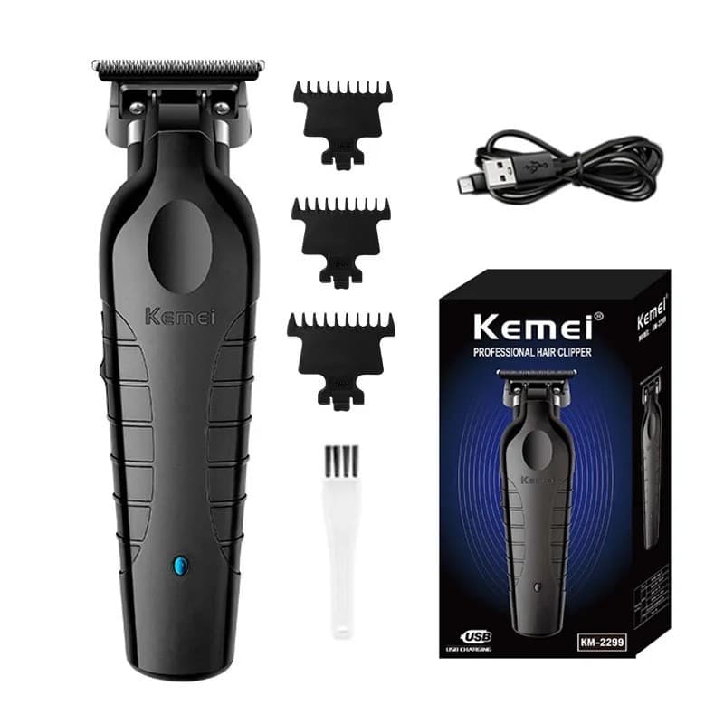 Barbeador Elétrico Nova Embalagem Kemei-2299 Aparador De Cabelo Profissional Detalhador Barbeiro Máquina De Cortar Elétr