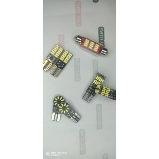 Kit Lampada Led Premium Gol G5 G6 Iluminação Top Qualidade