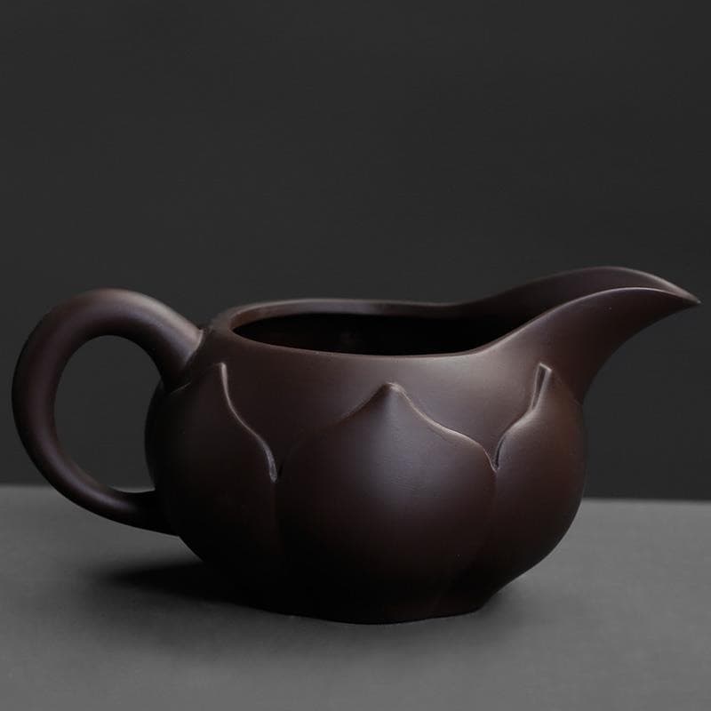 Chávena de chá de fada de areia roxa com palha de palha de calor Chávena de chá de fada de areia roxa espessada resistente ao calor Chávena de chá de fada de areia roxa Drain Set Chávena de chá Kung Fu Acessórios Chávena de chá Pourer Chávena de chá macho