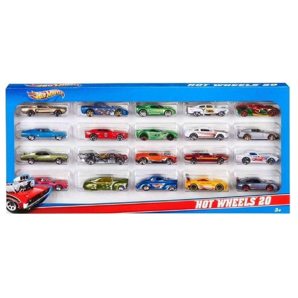 Hot Wheels Kit Com 20 Carrinhos Sortidos - Mattel