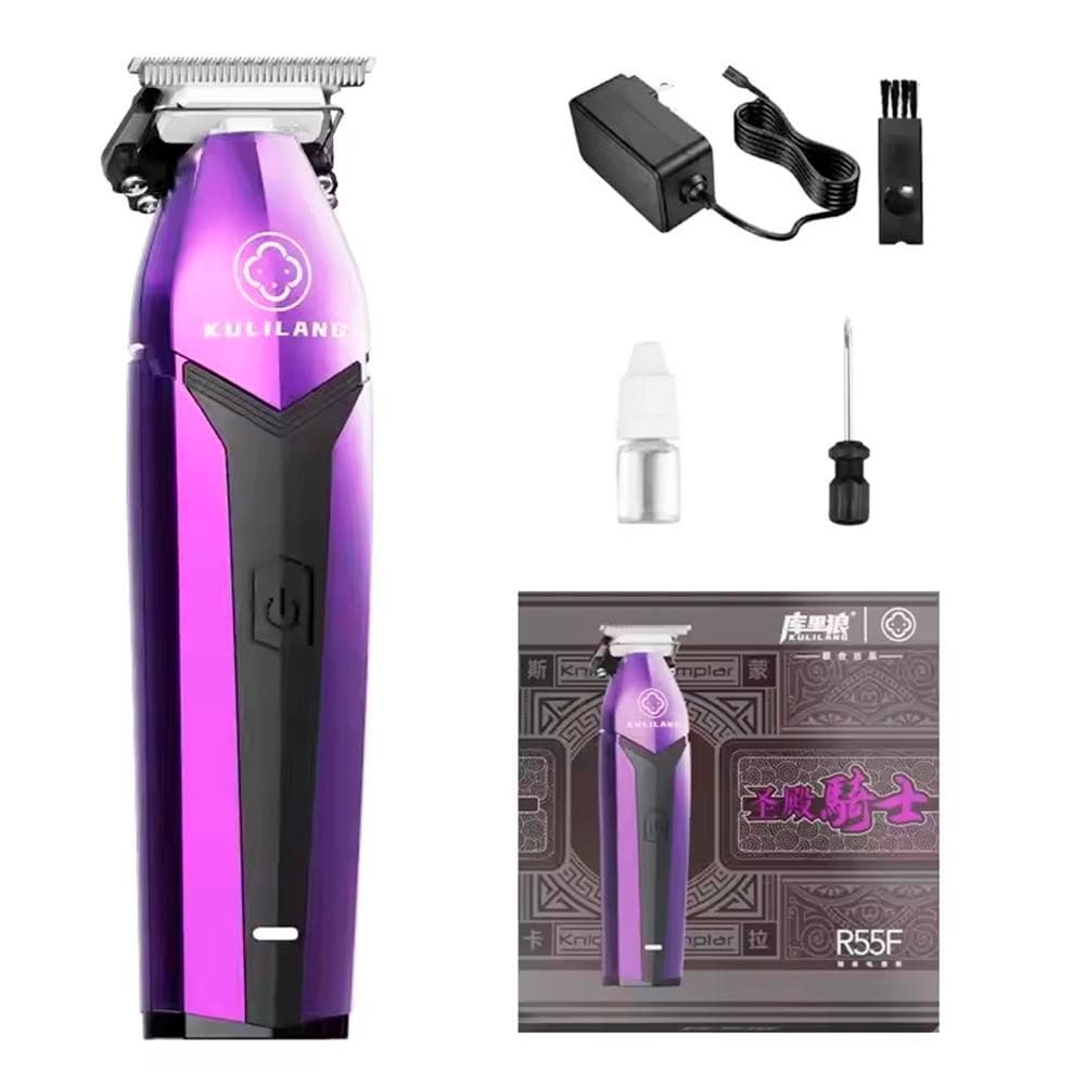 Maquina de Acabamento Kulilang R55F Roxo Profissional