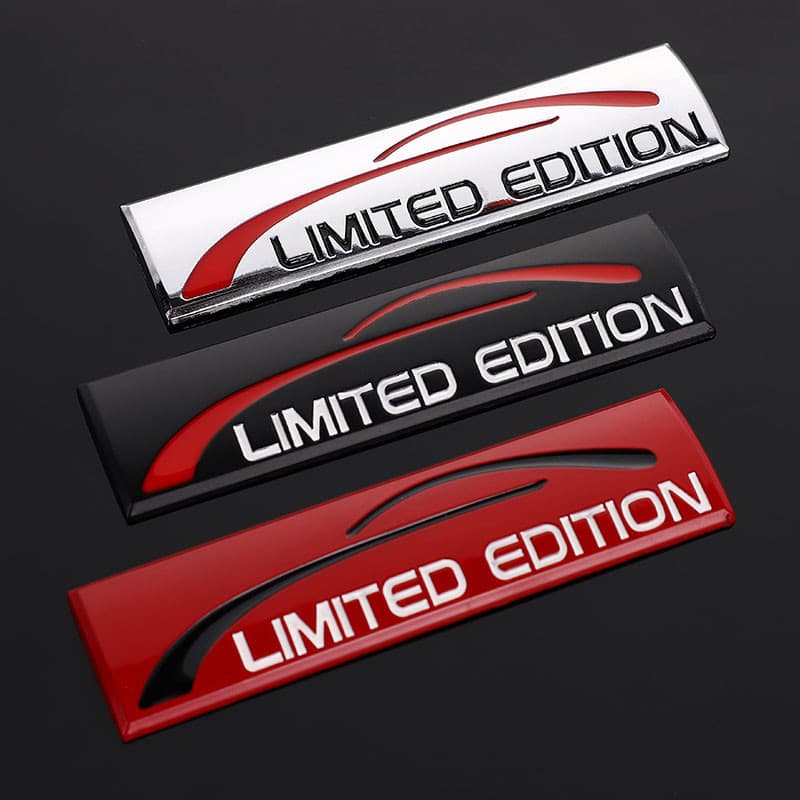 Adesivo De Carro De Metal 3D Criativo Cromado Edição Limitada Emblema Decalque Para BMW Hyundai