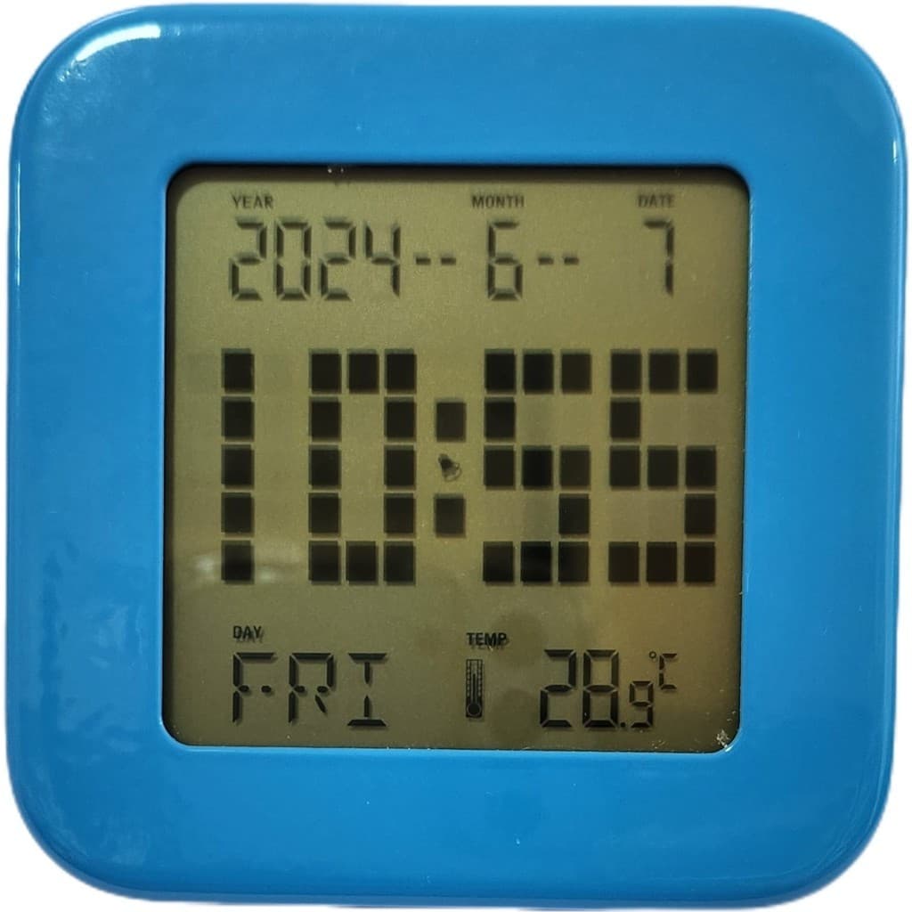 Relógio Despertador Digital Daewoo Termômetro DCD-23BL AZUL