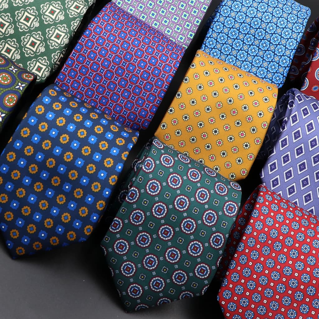 Gravata Masculina 7.5cm Macia Novidade Azul Verde Laranja Cor Gravatas Para Homens Ponto Floral Borboleta Casamento Negó
