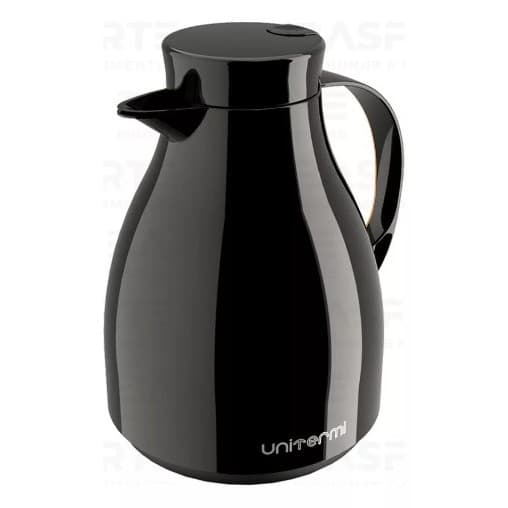 Garrafa Térmica Paris Bule Gatilho Café Água 1 Litro Cor Preto